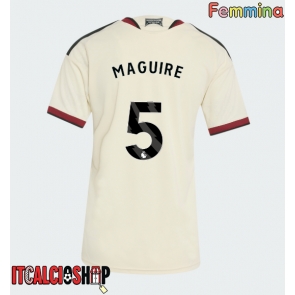 Manchester United Harry Maguire #5 Terza Maglia Femmina 2026-27 Manica Corta